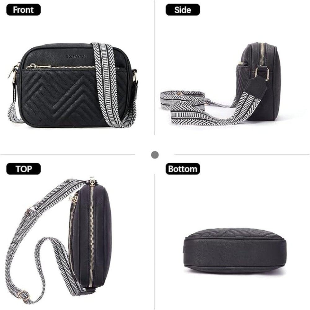 Elegant Black Crossbody Bag